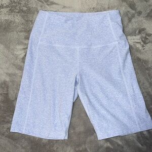 Periwinkle 7 inch Inseam Biker Shorts